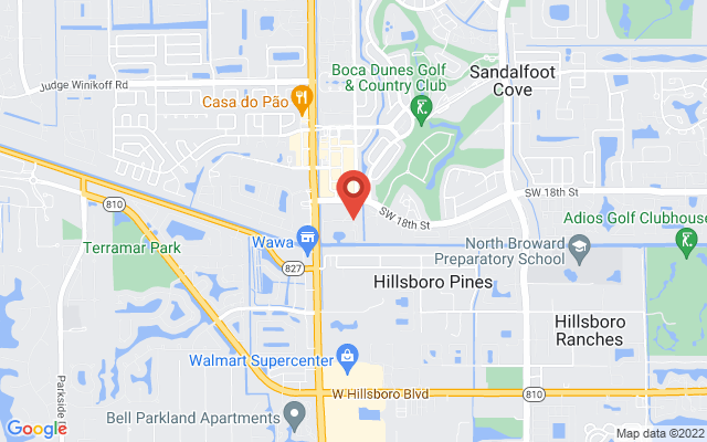 Google map image of location Sandalfoot S, Boca Raton, FL 33428, USA